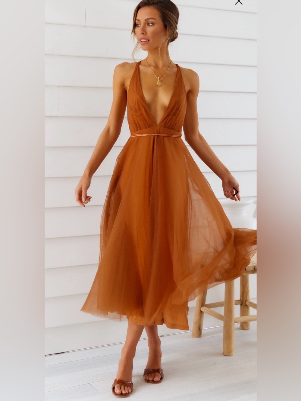 NWT Hello Molly Cinderella Chocolate dress size M - Picture 3 of 9